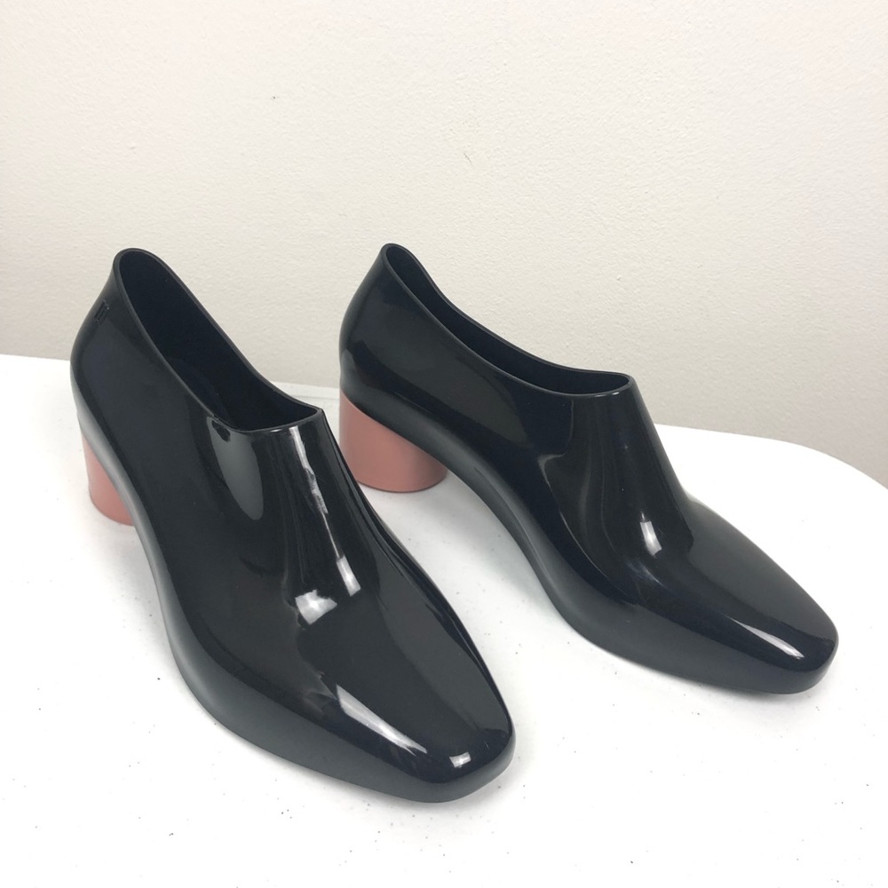 Melissa Black and Pink Heels
